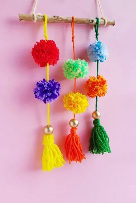 Tassel and Pom-Pom Garland