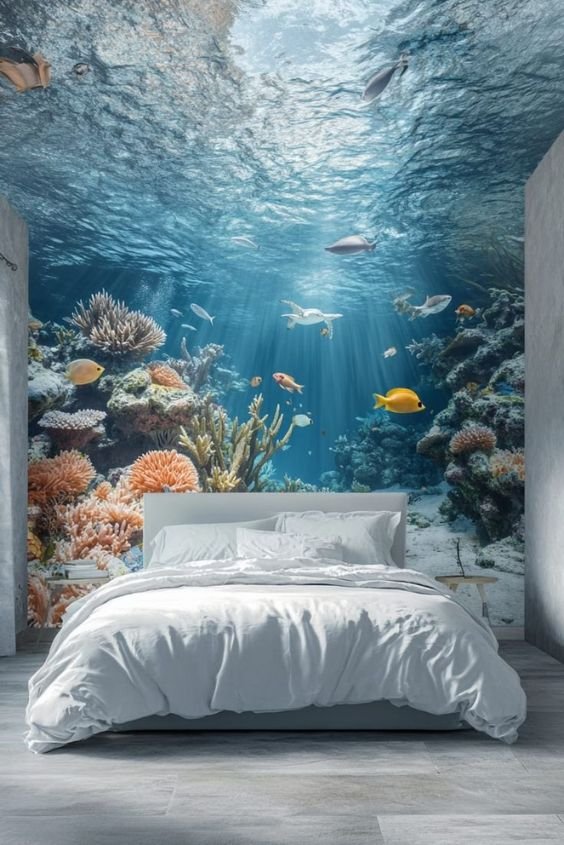 Under-the-Sea Ceiling Mural