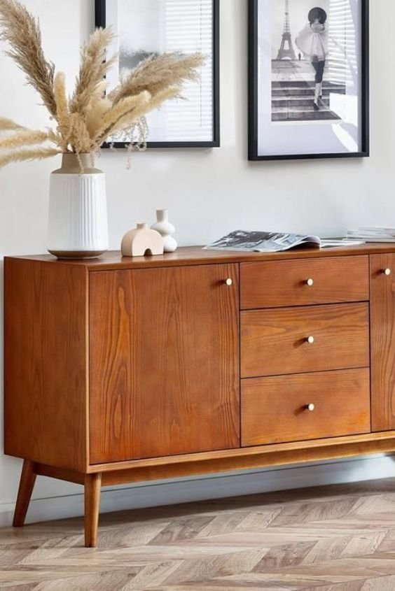 Warm Terracotta Sideboard for an Earthy Feel