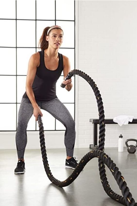 Battle Ropes for Full-Body Conditioning