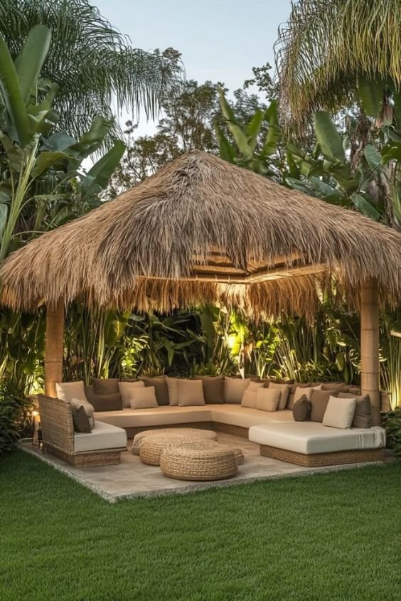 Thatched Roof for a Tropical Look