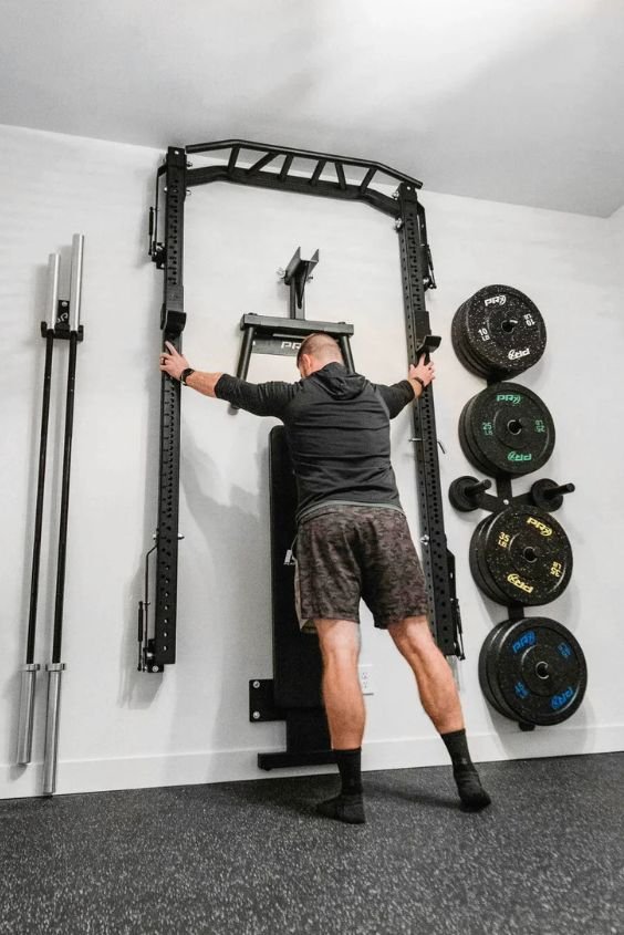 Wall-Mounted Foldable Gym Equipment