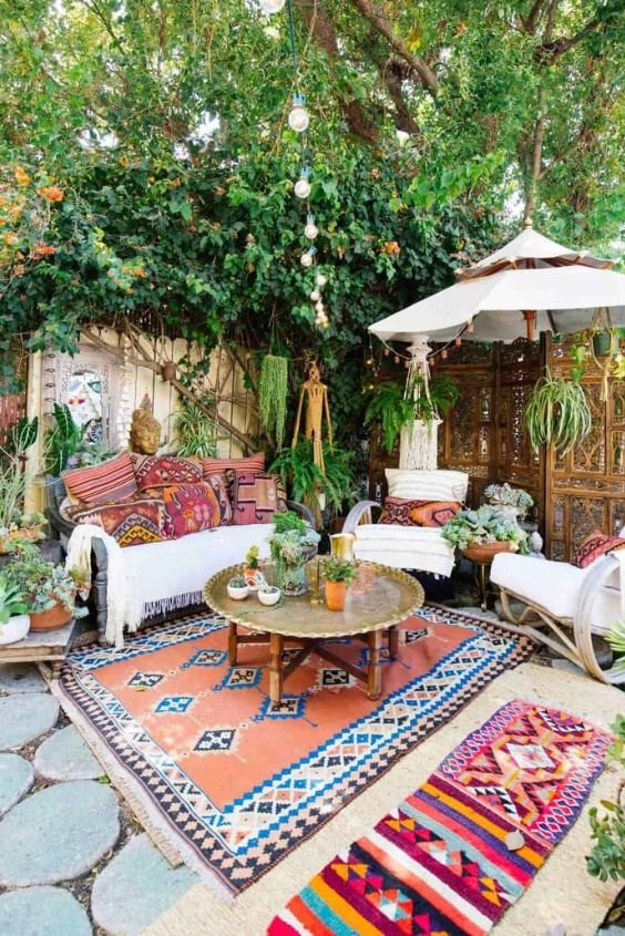 Bohemian Chic Patio