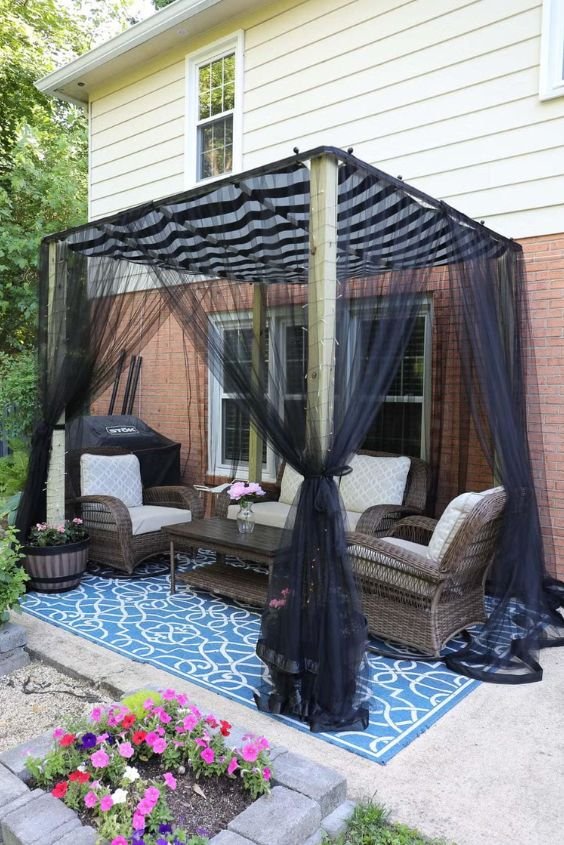 Fabric Canopy with Steel Frame