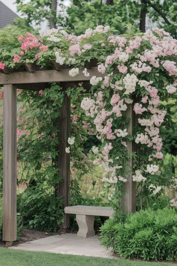 Green Roof with Climbing Plants