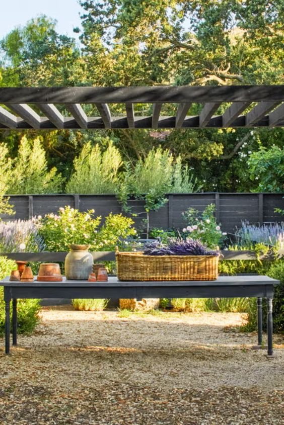 Pergola with Hanging Plants for a Lush, Green Escape