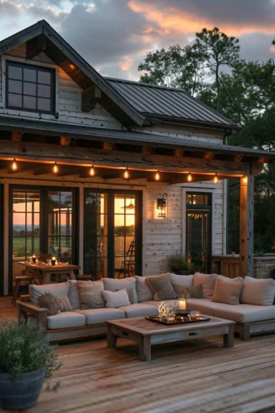 Rustic Farmhouse Patio