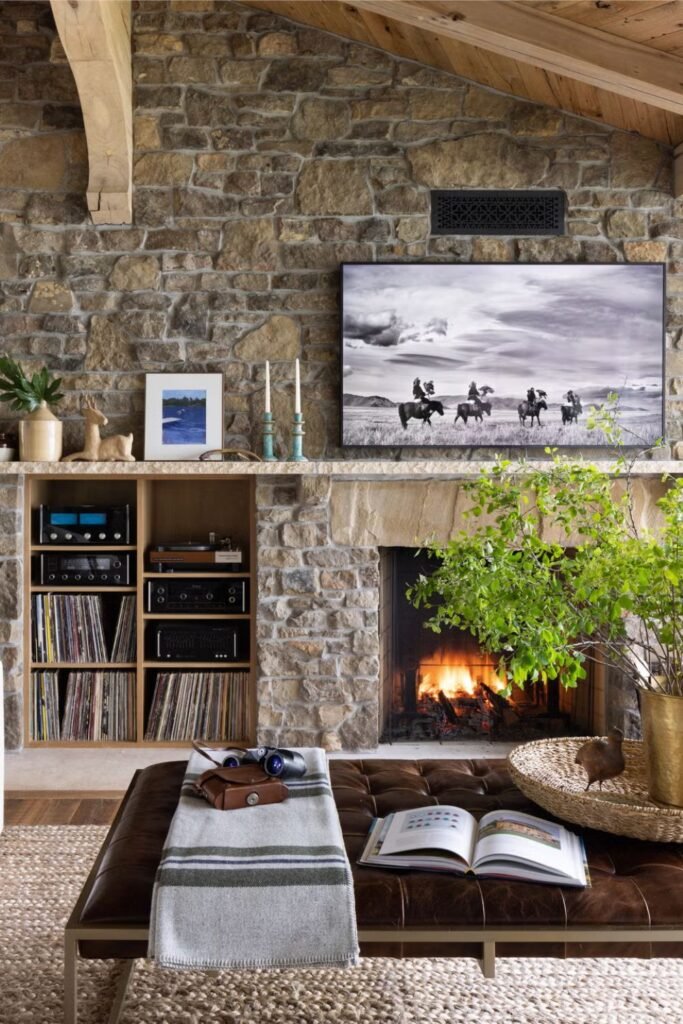 Build a Rustic Stone Accent Wall