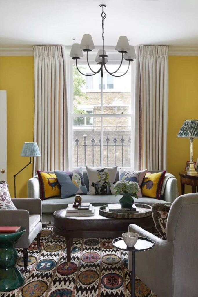 Try Ceiling-Height Curtains