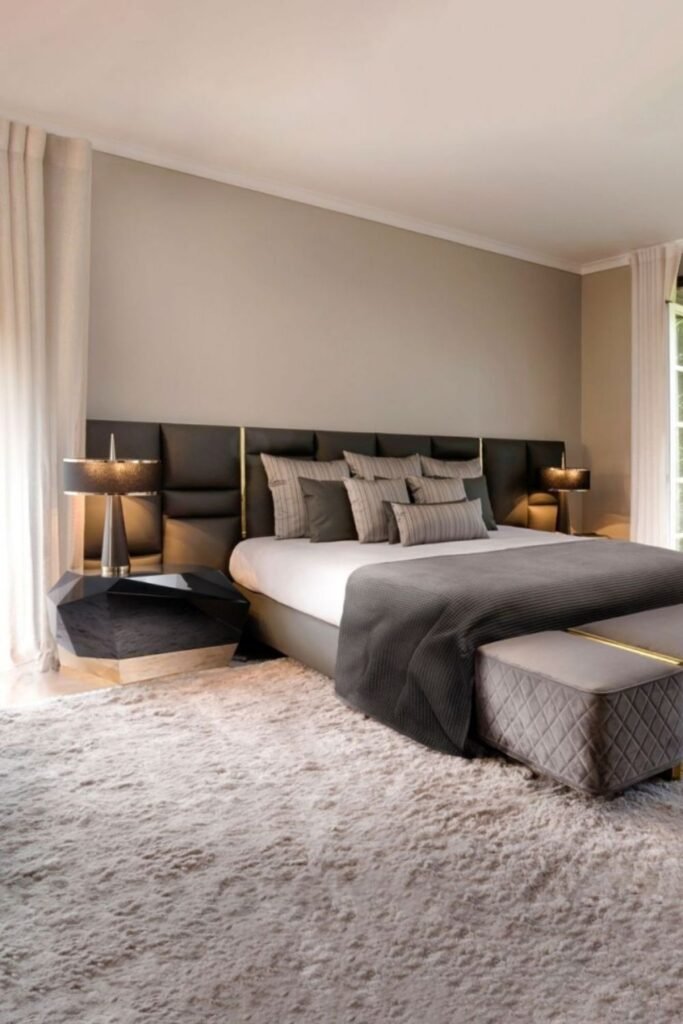 A Monochromatic Mid-Century Modern Ambiance