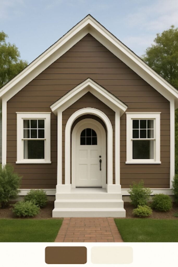 Choose an Earthy Neutral Exterior Paint Colour