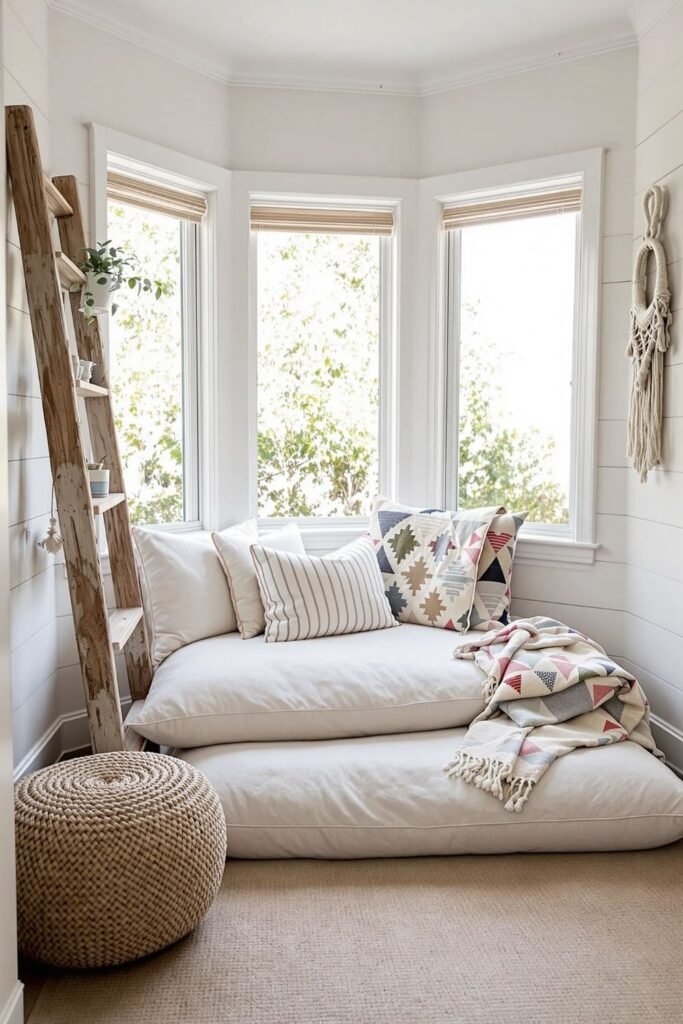 Cozy Farmhouse Reading Nook