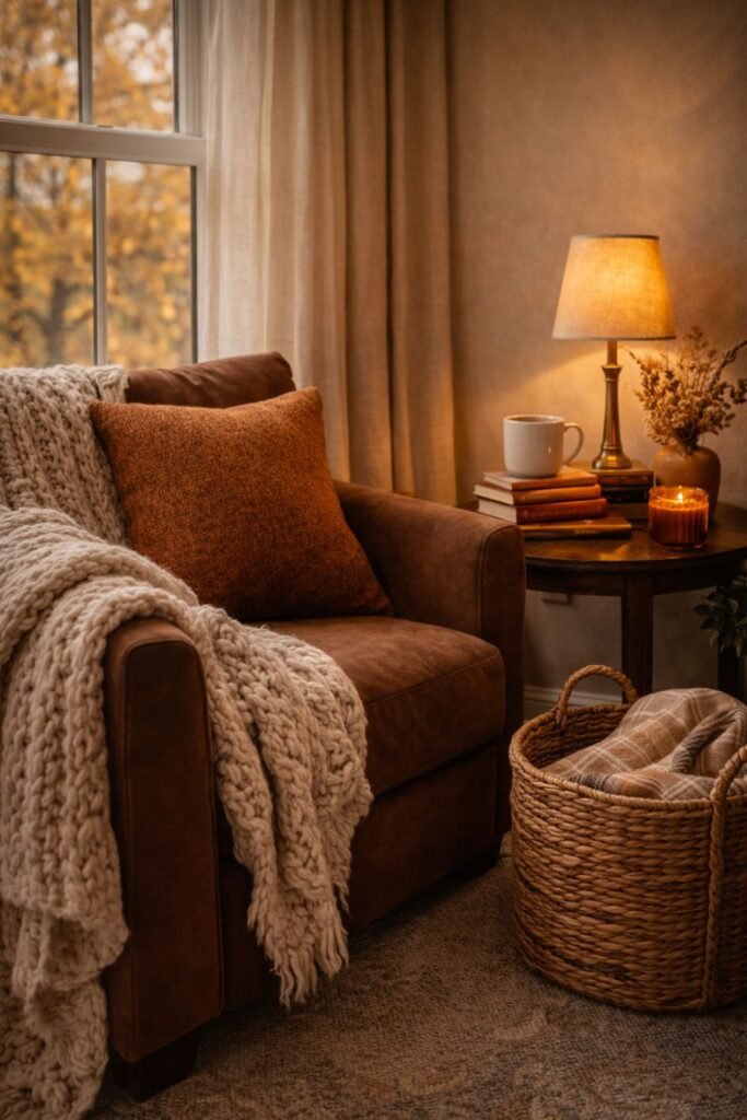 Design a Cozy Fall Reading Nook