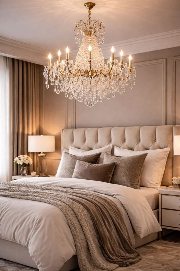 Elegant Chandeliers For luxury bedrooms