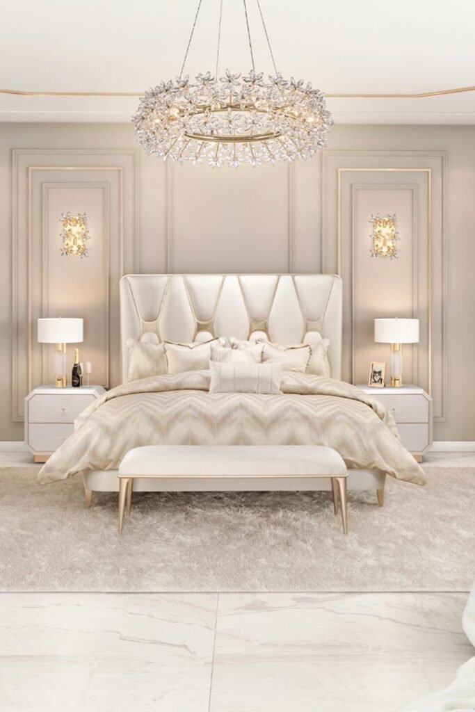 White and Gold Oasis