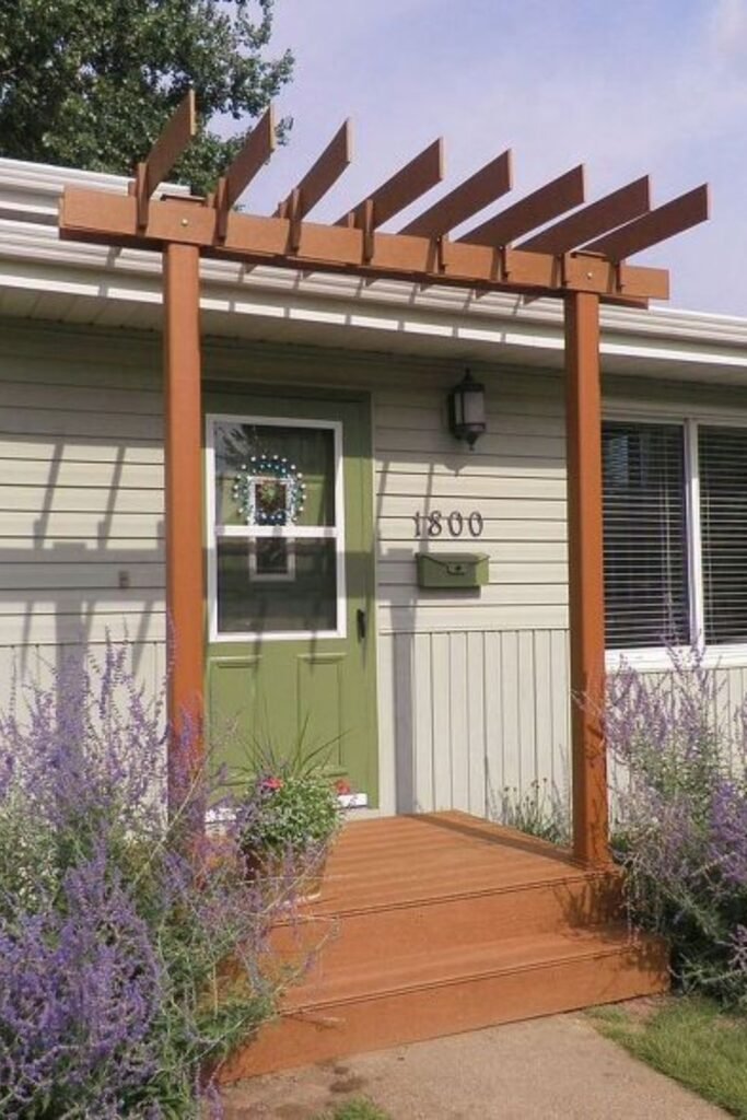 Add a Pergola or Covered Entry