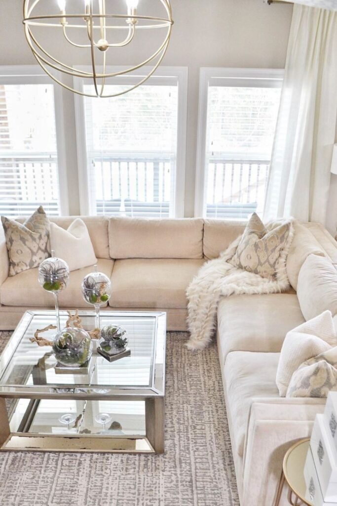 Glam Living Room Decor